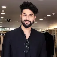 Kunal Rawal, a Mumbai-based fashion designer who specializes in men's clothing.